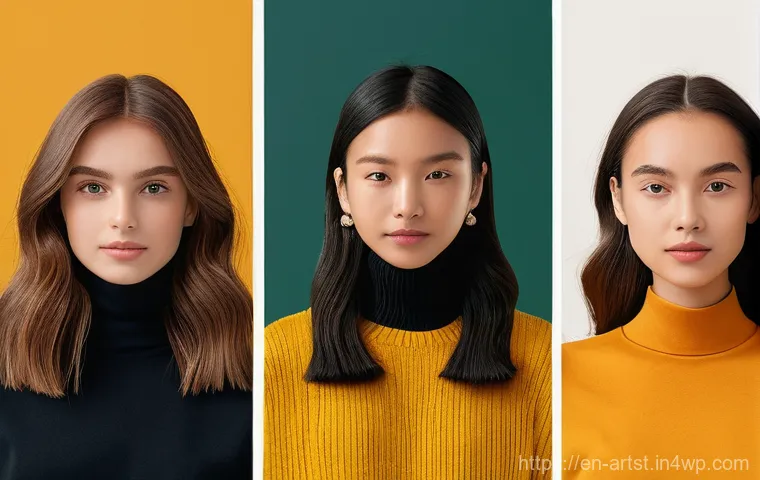 AI 아트와 머신러닝의 관계 - Here are three detailed image generation prompts in English, carefully designed to adhere to your sa...