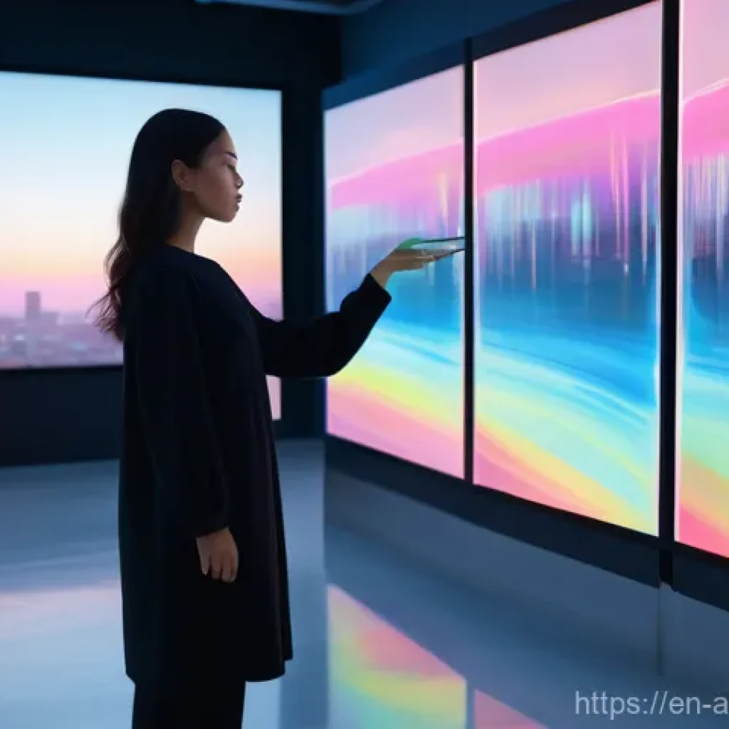 인공지능 아트의 예술적 실험 사례 - **Prompt 1: The AI-Human Art Synthesis Studio**
    "A hyperrealistic digital painting of a brightly...