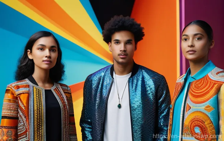 AI 아트의 문화적 차별성 - **Prompt:** A young East Asian artist, female, in her early 20s, wearing stylish and modest contempo...